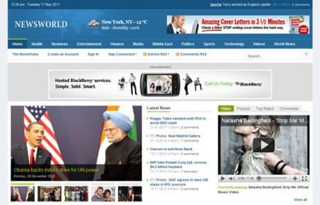 NEWSWORLD tema notícias para wordpress