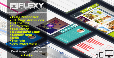 FlexyVcard – modelo Vcard Responsive html