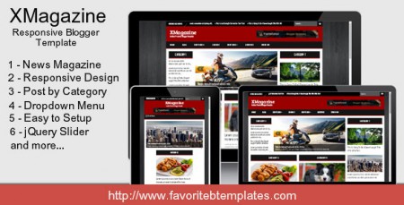 XMAGAZINE TEMA PARA BLOGGER